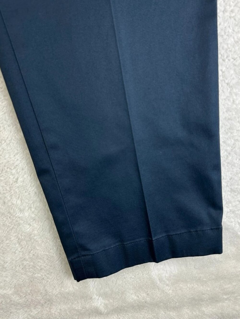 Brooks Brothers Advantage Chino Milano Pants Mens 40x30 Blue Mid Rise Formal - Picture 6 of 16